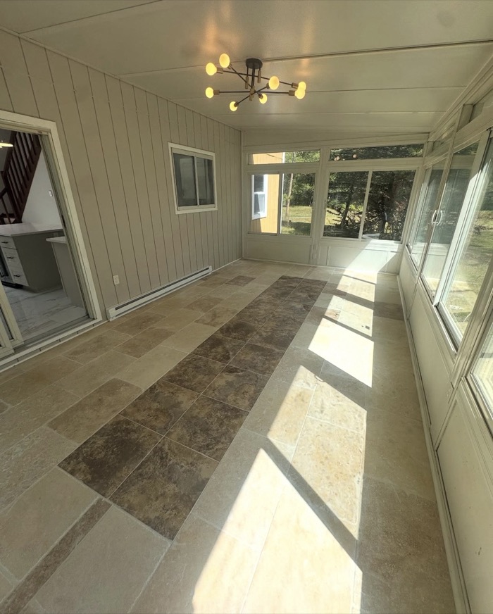 Sunroom tile