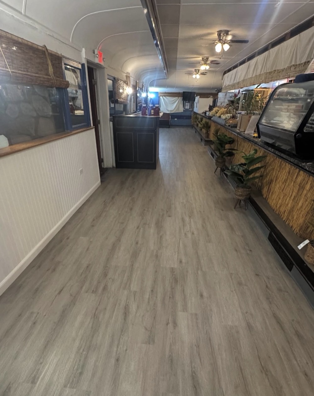 Restaurant vinyl floor