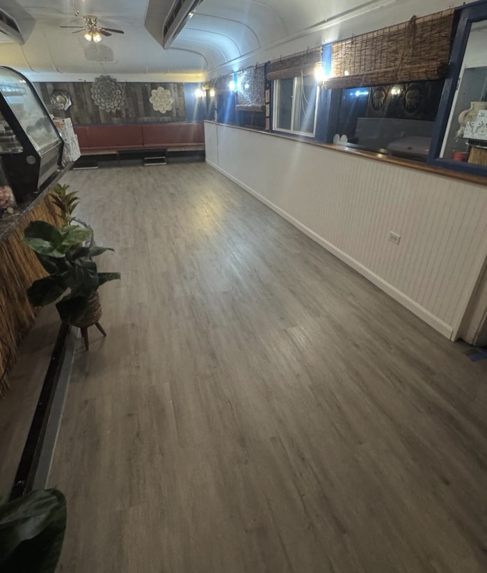 Restaurant space flooring