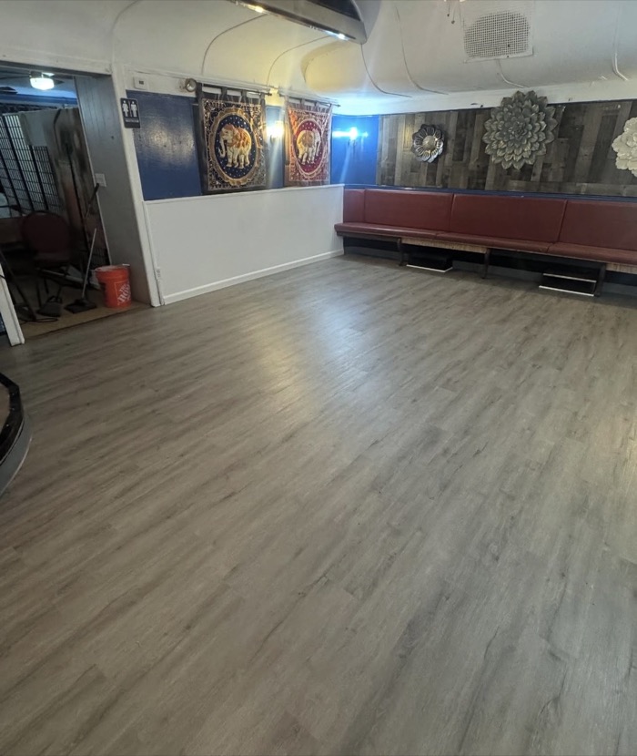 Restaurant space flooring